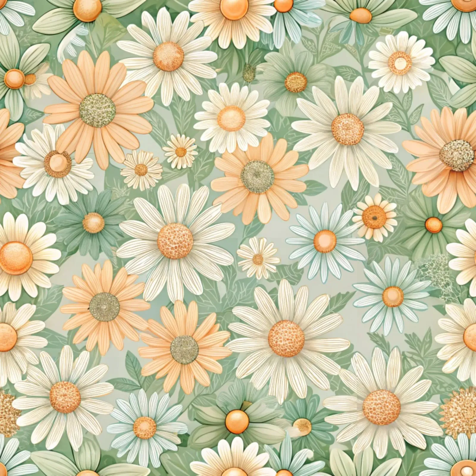 Daisy Reverie pellicola backlit da Botanical Pattern House