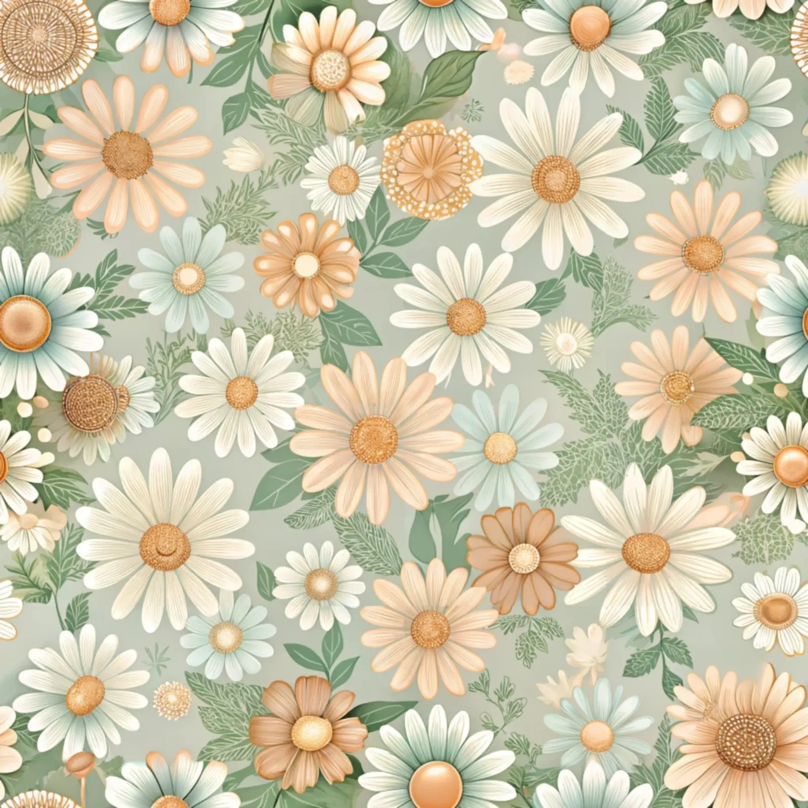 Daisy Reverie pellicola backlit da Botanical Pattern House