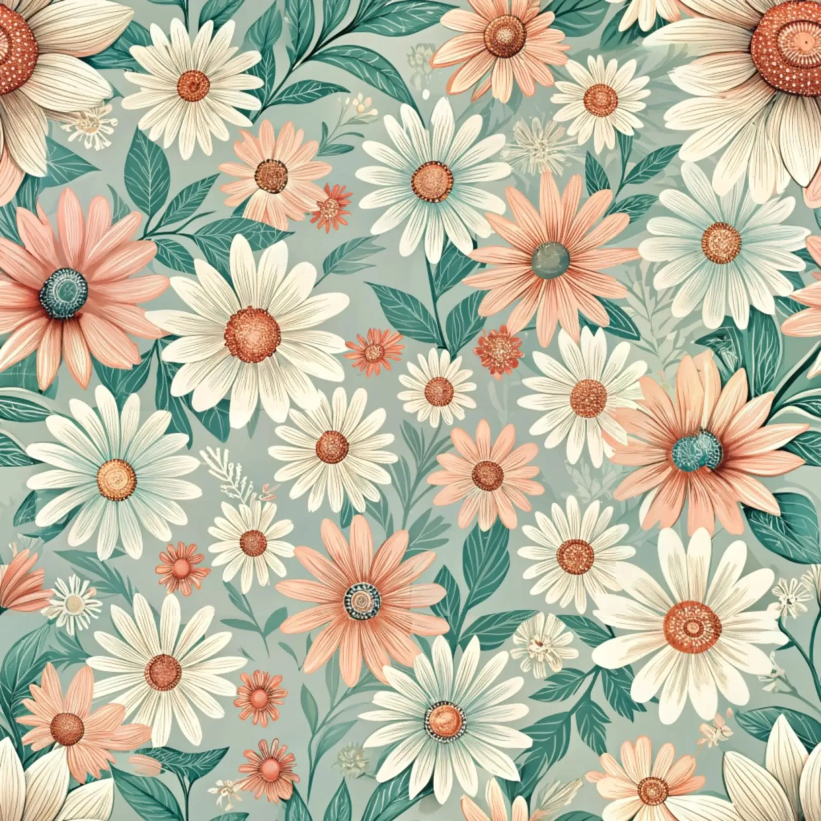 Daisy Reverie pellicola backlit da Botanical Pattern House