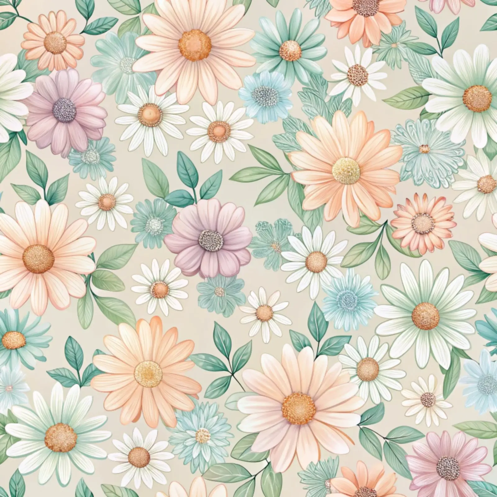 Daisy Reverie pellicola backlit da Botanical Pattern House