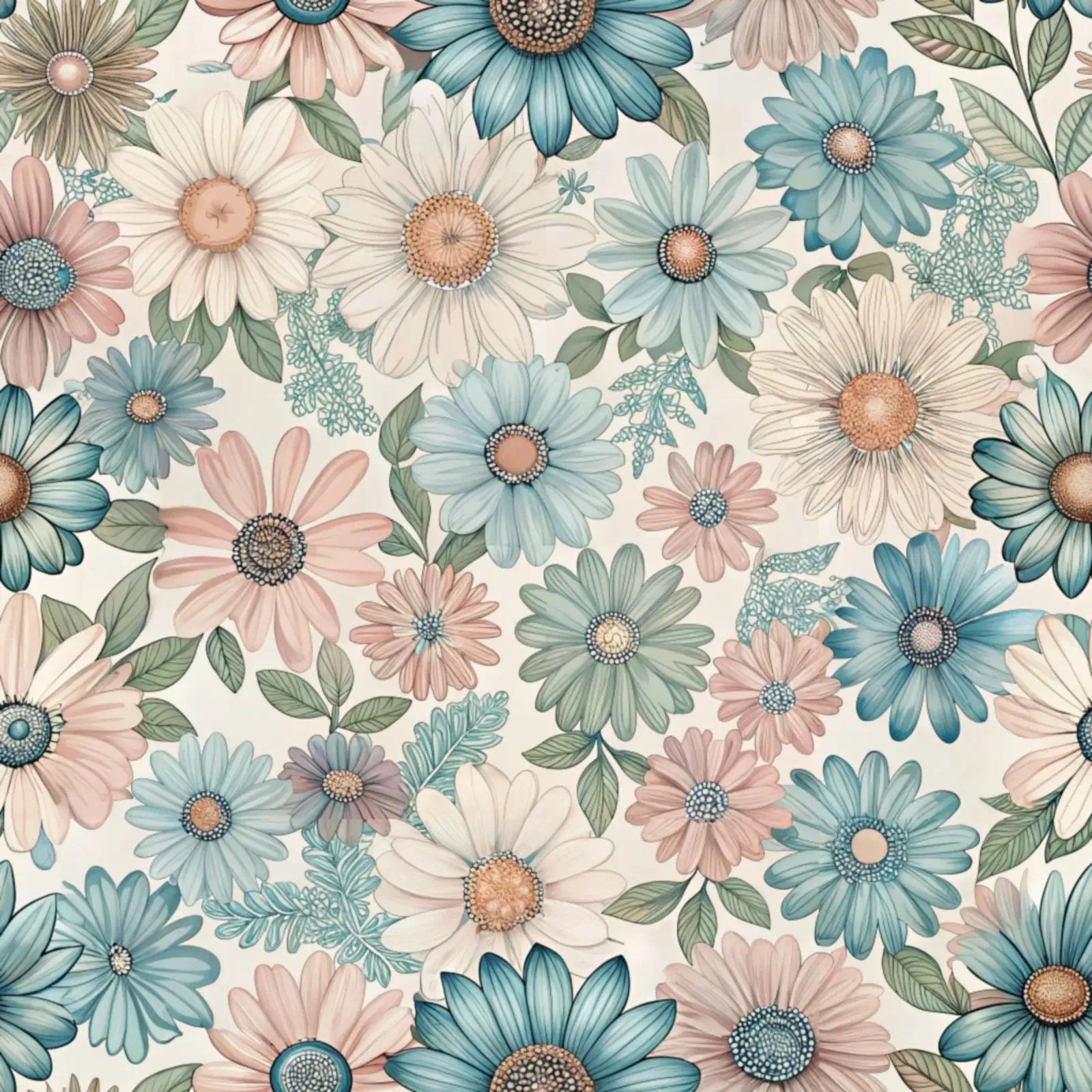 Daisy Reverie pellicola backlit da Botanical Pattern House