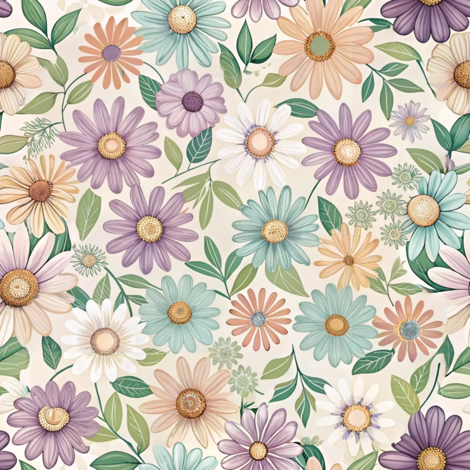 Daisy Reverie pellicola backlit da Botanical Pattern House