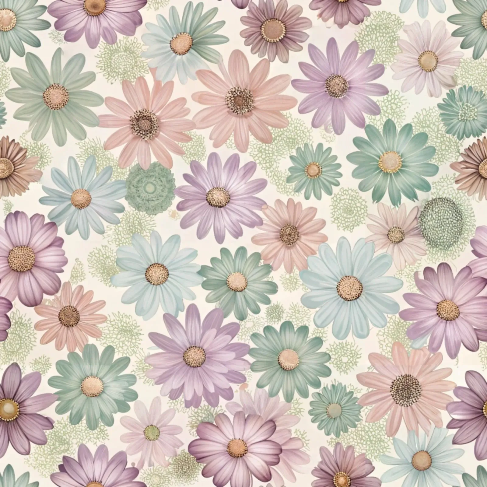 Daisy Reverie pellicola backlit da Botanical Pattern House