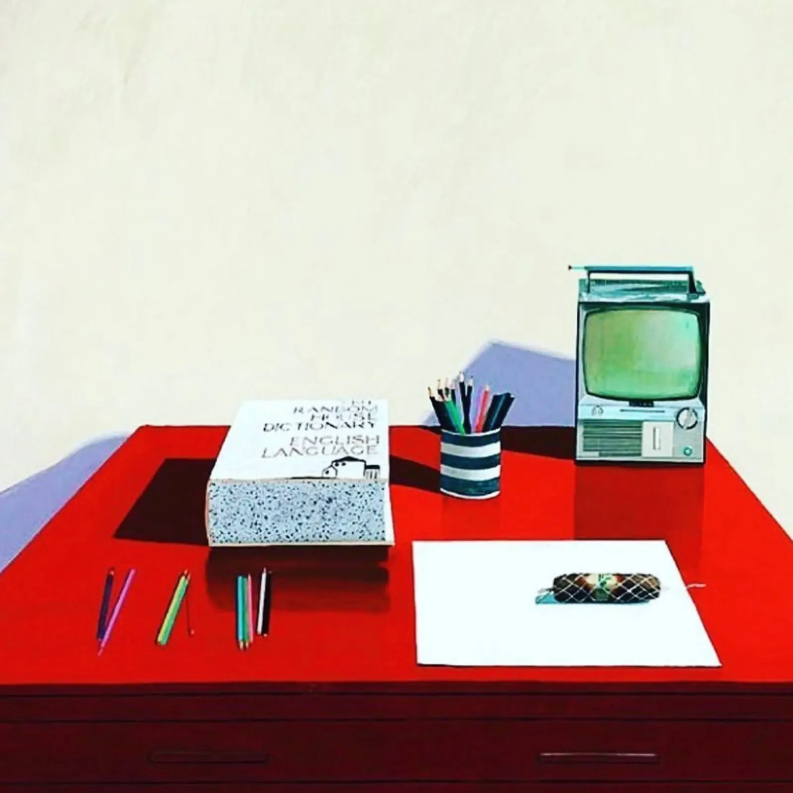 Natura morta con TV , 1969 poster da khanrosie