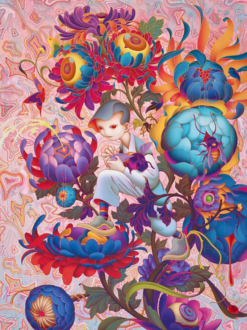 James Jean BTS Jin Narciso pellicola backlit da Kunzeworld
