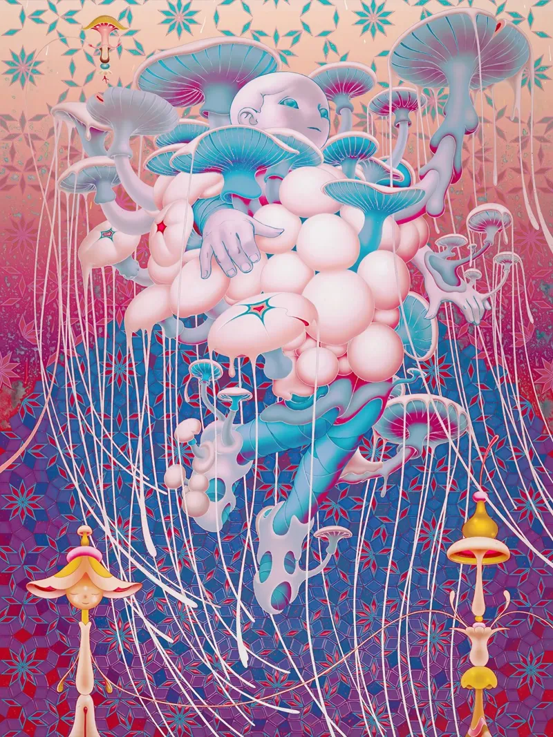 James Jean BTS Jimin Champignon alluminio dibond da Kunzeworld