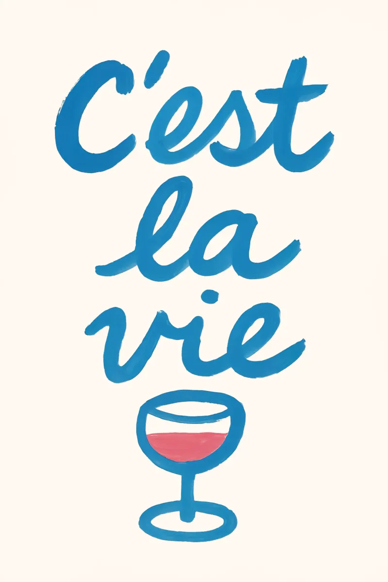 C’est la Wine alluminio dibond da QuooodZ by MooodzArt
