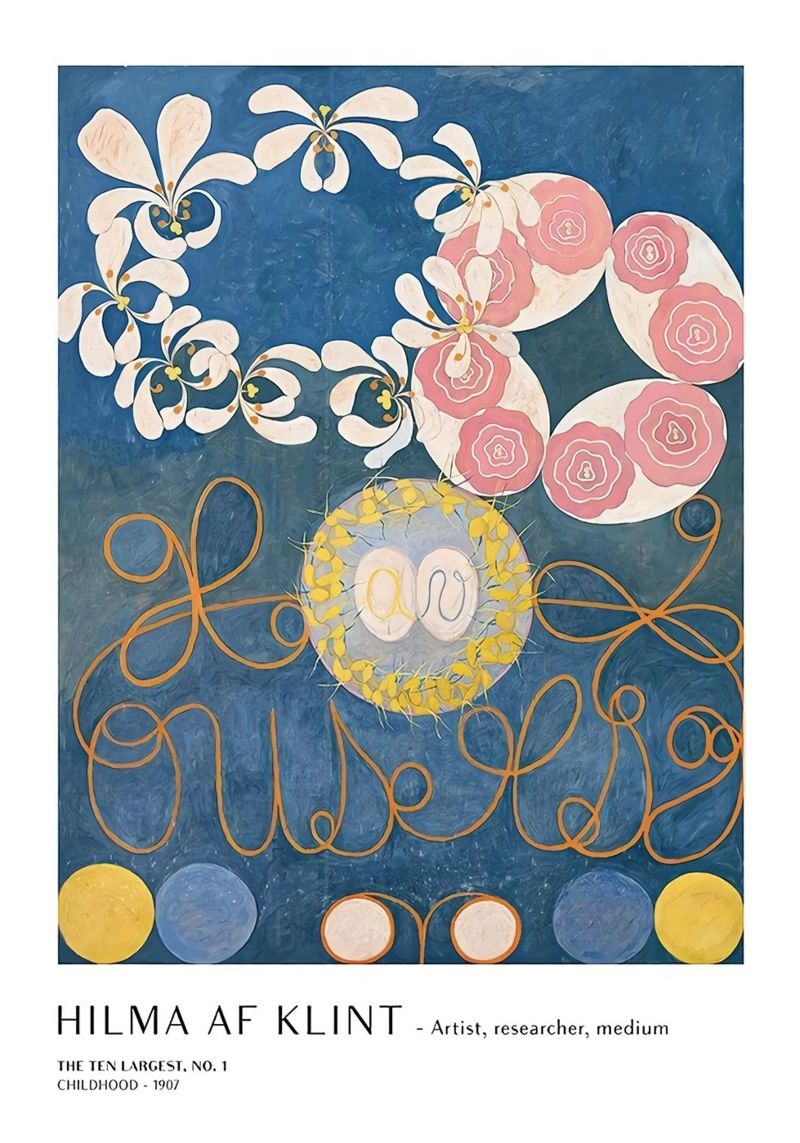 Hilma Af Klint I dieci più grandi n. 1 pellicola backlit da Spencershop