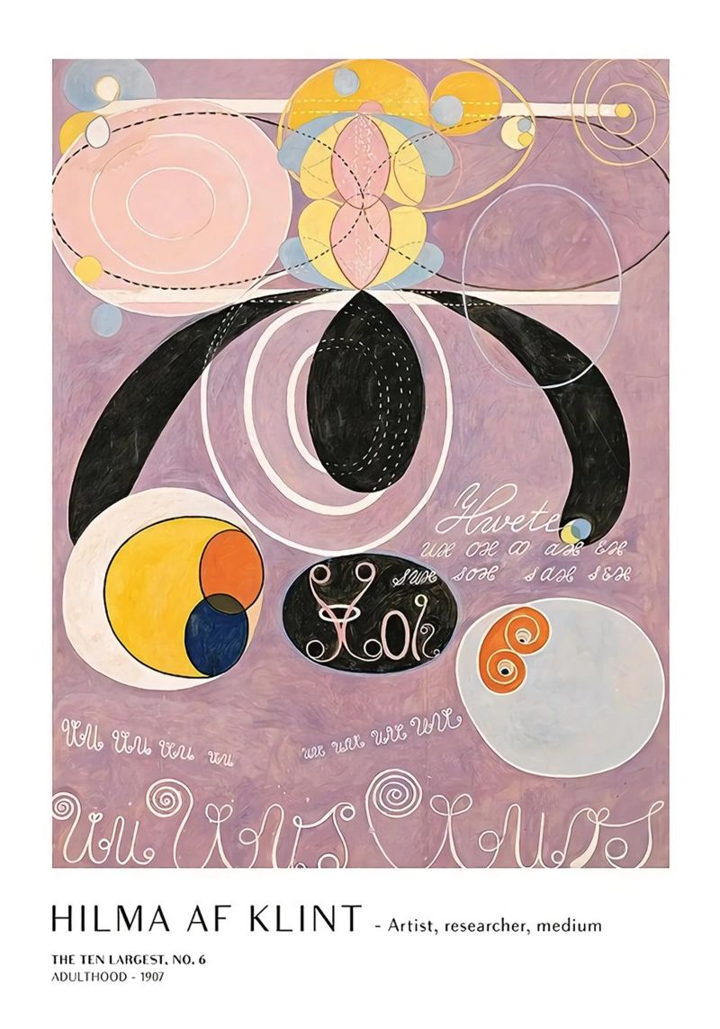 Hilma Af Klint I dieci più grandi n.6 pellicola backlit da Spencershop