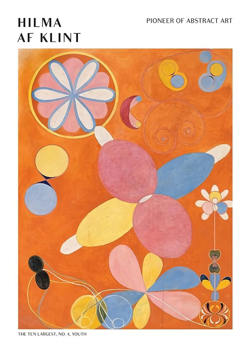 Hilma Af Klint I dieci più grandi n. 4 pellicola backlit da Spencershop
