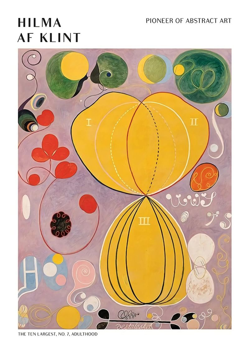 Hilma Af Klint The Ten Largest No.7 poster by Spencershop