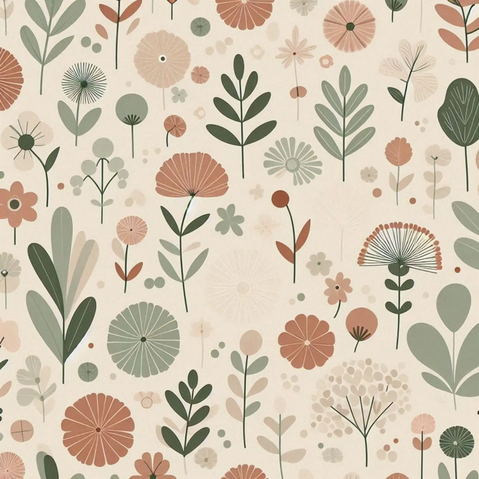 Flüsternde Blüten Acryl-Glas von Botanical Pattern House