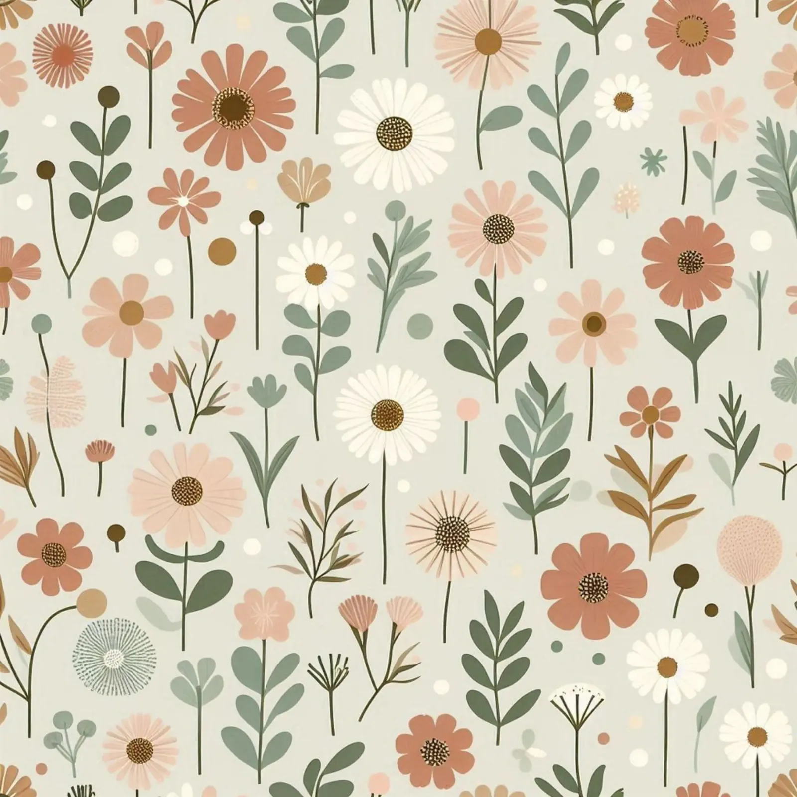 Fiori che sussurrano pellicola backlit da Botanical Pattern House