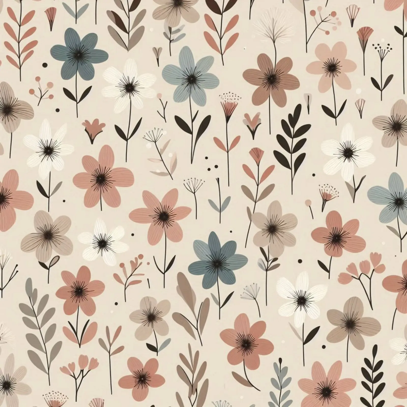 Fiori che sussurrano pellicola backlit da Botanical Pattern House