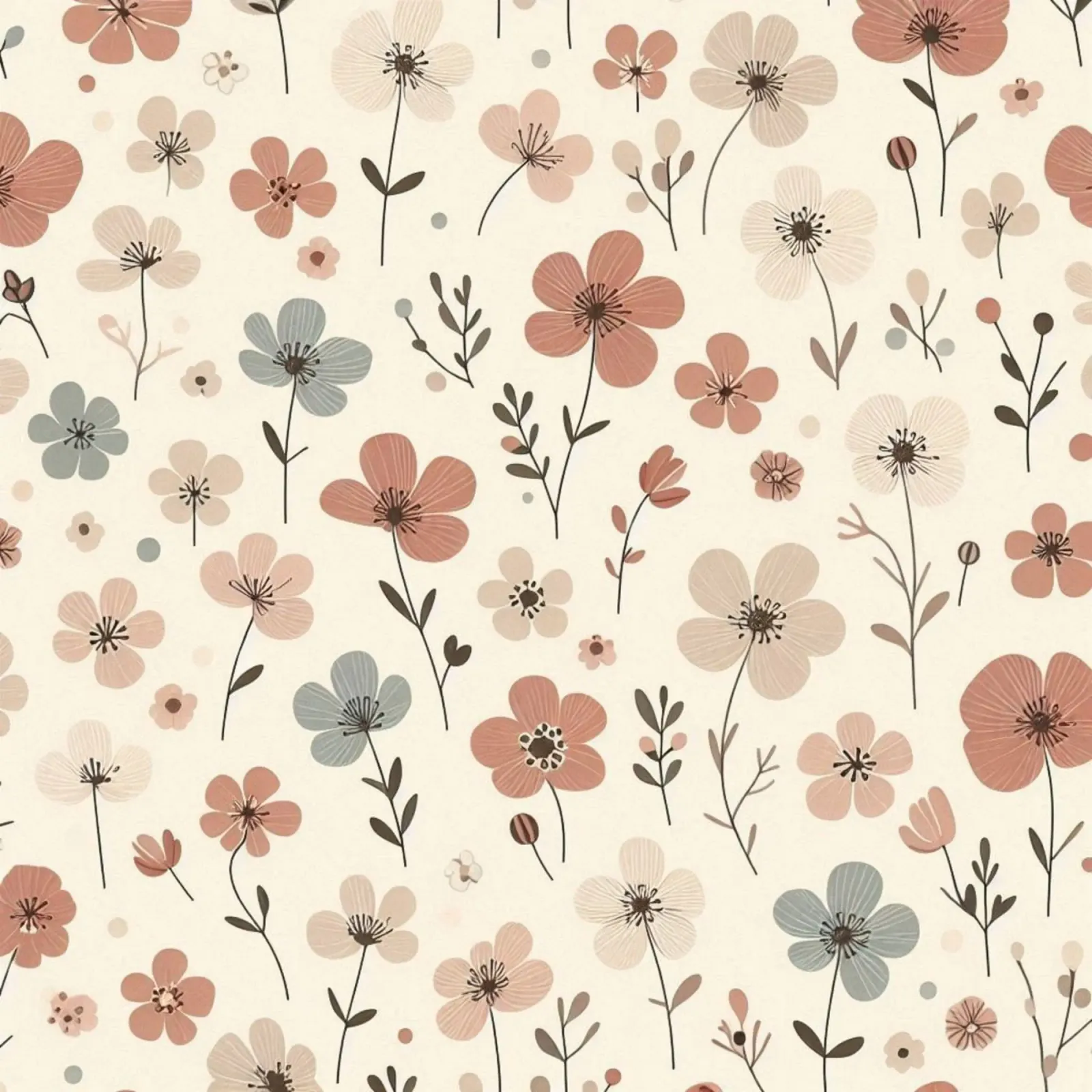 Fiori che sussurrano pellicola backlit da Botanical Pattern House
