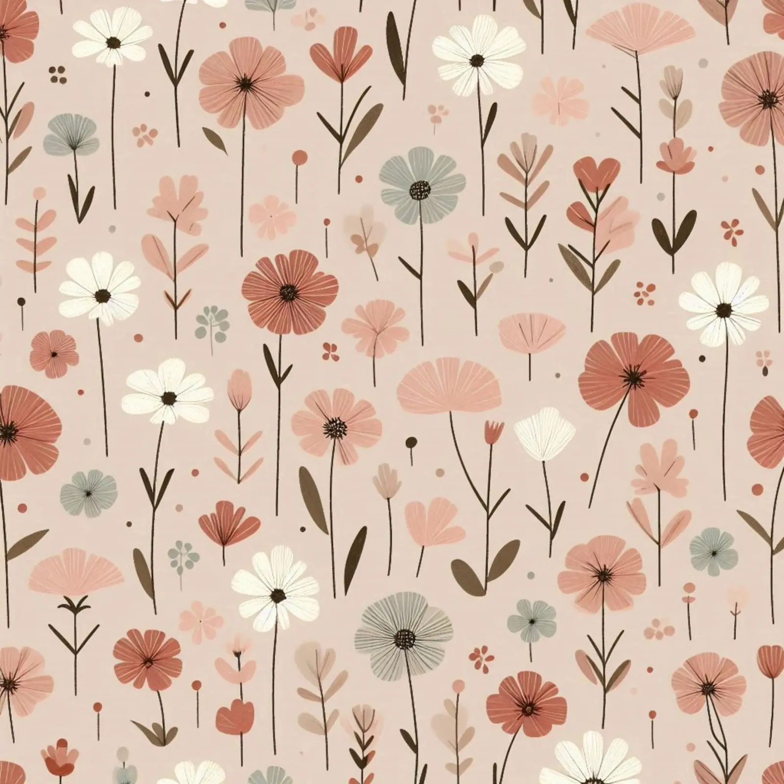 Fiori che sussurrano pellicola backlit da Botanical Pattern House