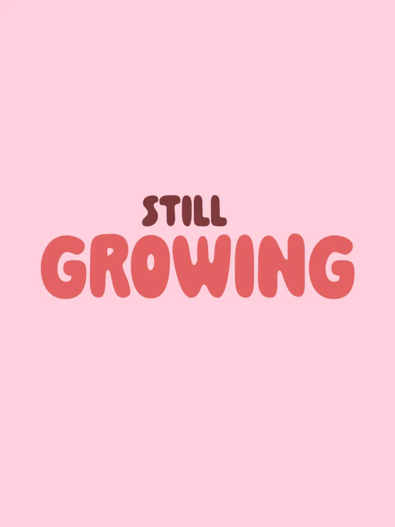 still growing poster con telaio in plastica da be.