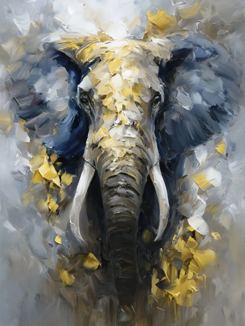 Elephant Golden pellicola backlit da Mateo
