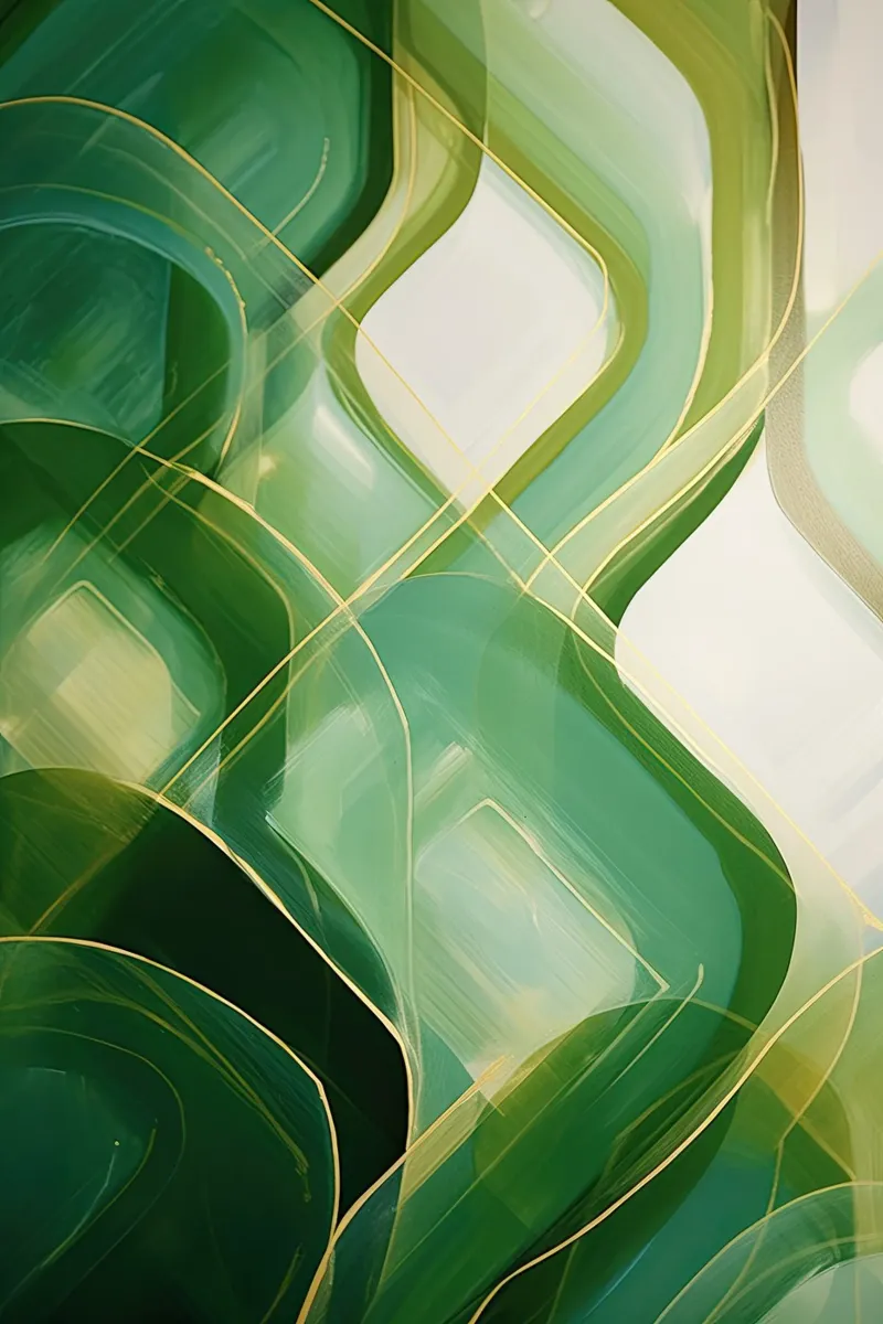Resumen verde hahnemühle de Imagine