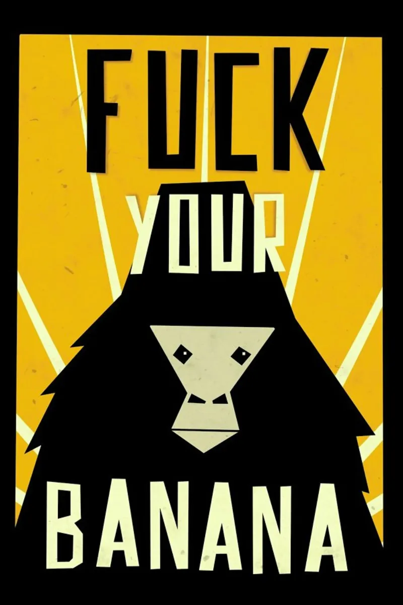 Fuck Your Banana pellicola backlit da Yetiland