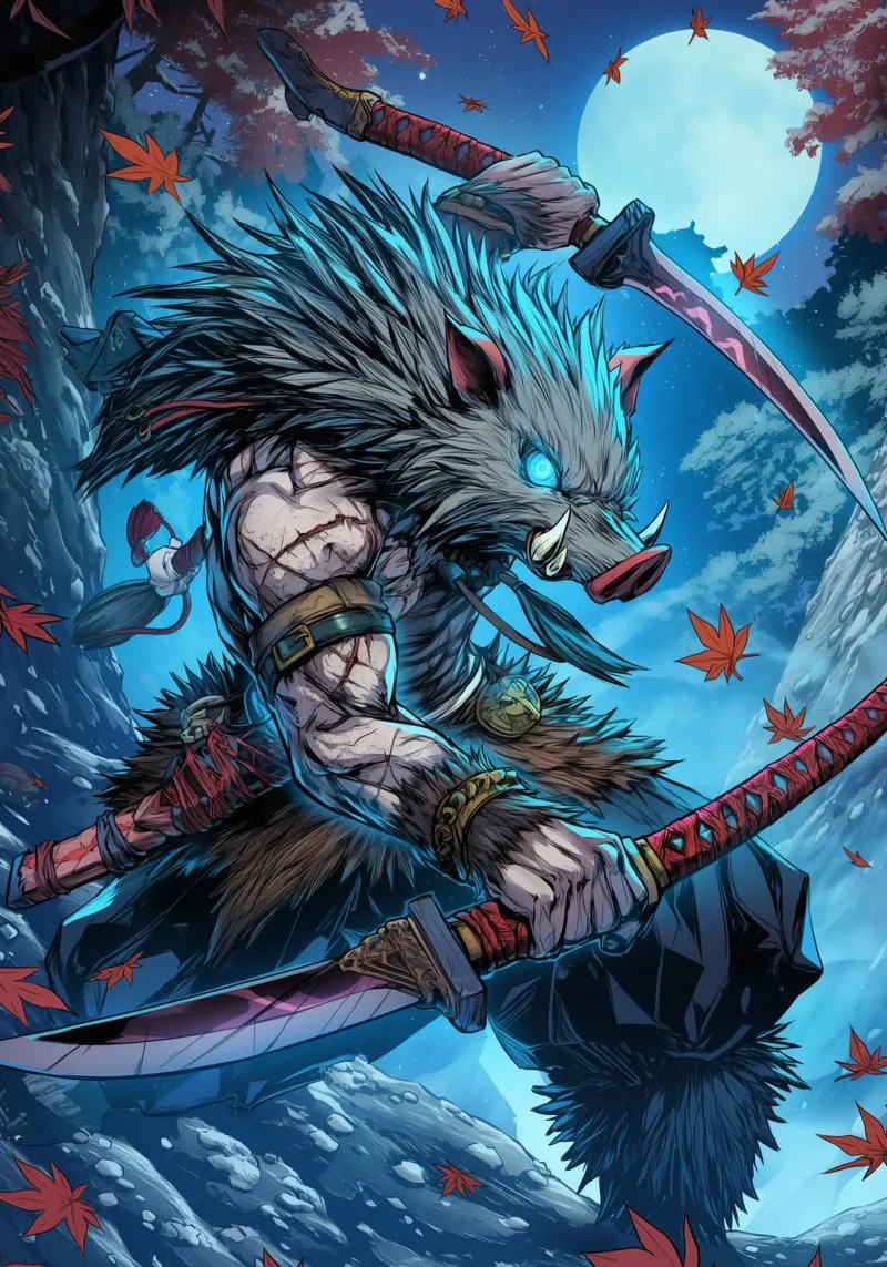 Inosuke Hashibiraendoder canvas van Fleur de Lys