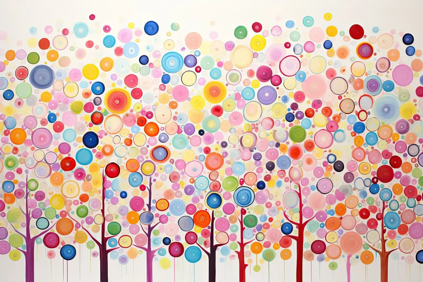 Tree colours canvas by Imagine