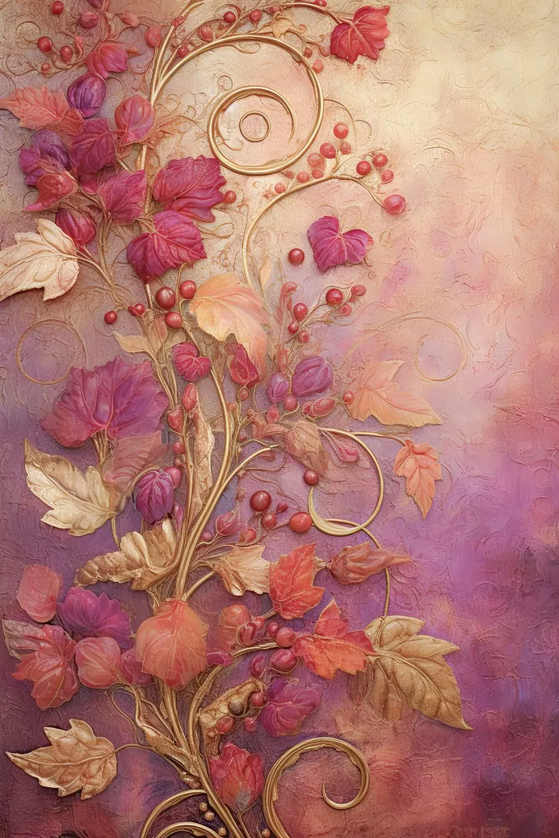 Fiori classici viola poster da Imagine