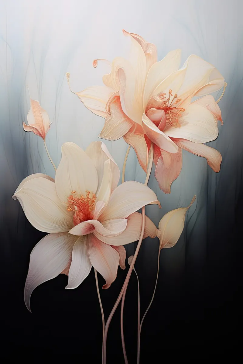 I fiori pellicola backlit da Imagine