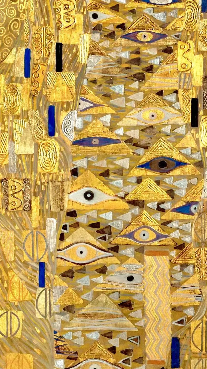 "Adele Bloch-Bauer I" di Klimt (particolare) - Secolo d'oro, Eye Sym pellicola backlit da ClubArt