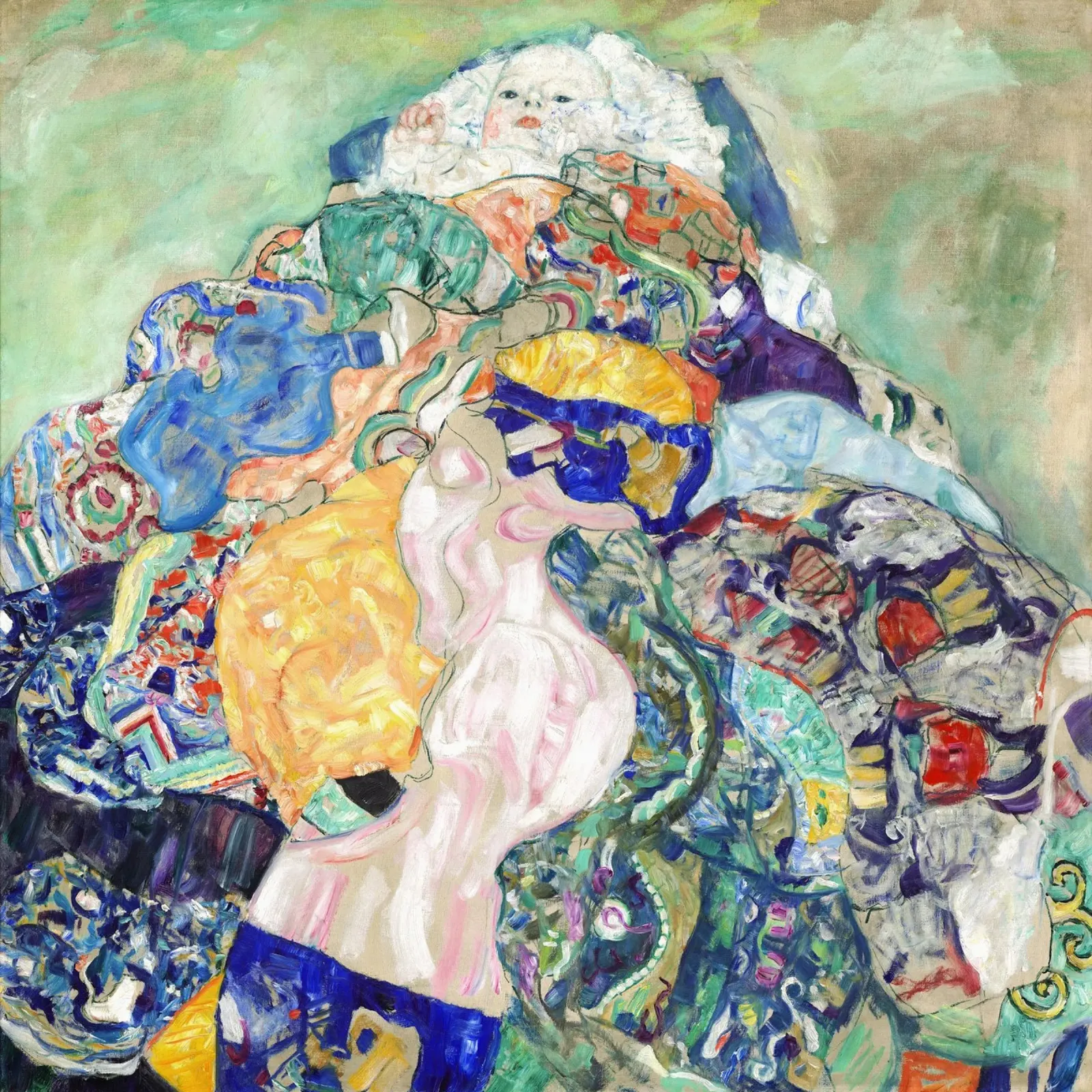 Il "Bambino (culla)" di Klimt - Simbolismo, figurazione, espressioni carta hahnemühle da ClubArt