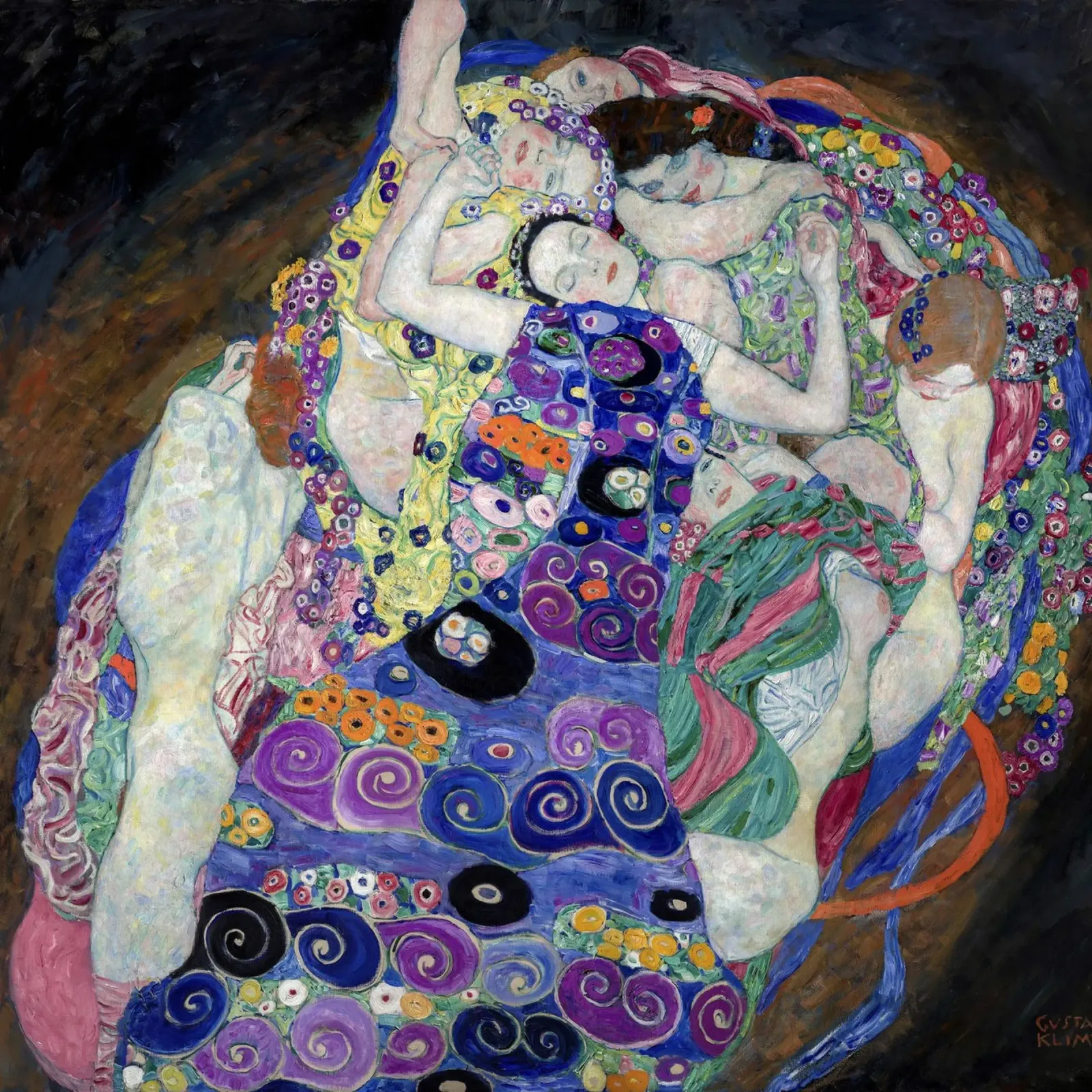 La fanciulla di Klimt - Simbolismo, espressionismo, vibrazione femminile carta hahnemühle da ClubArt