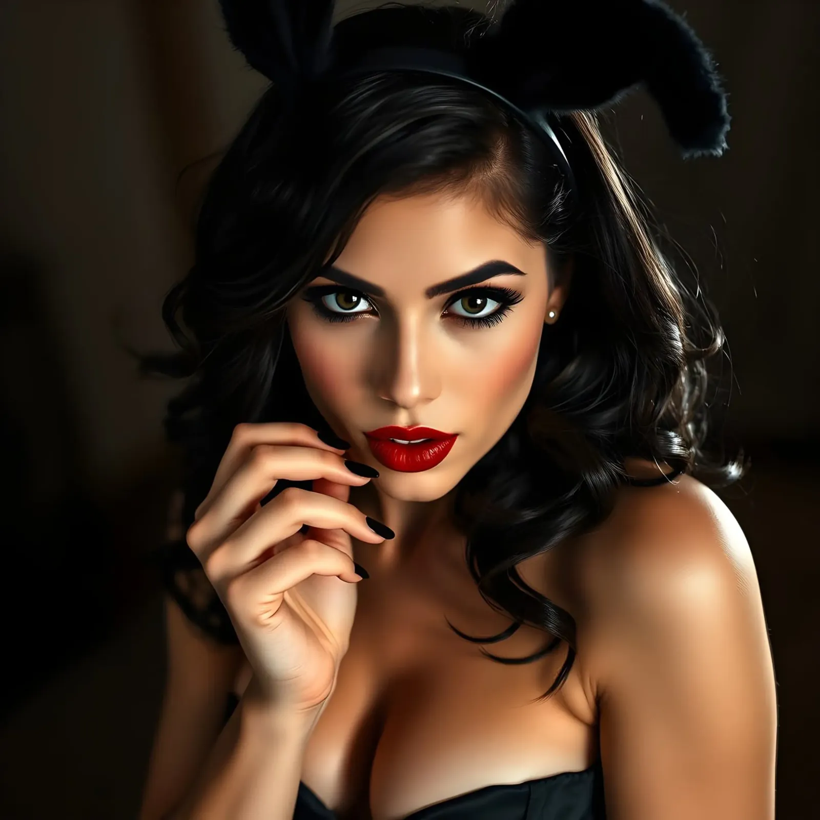 Pinup in raso pellicola backlit da Anita's Dream