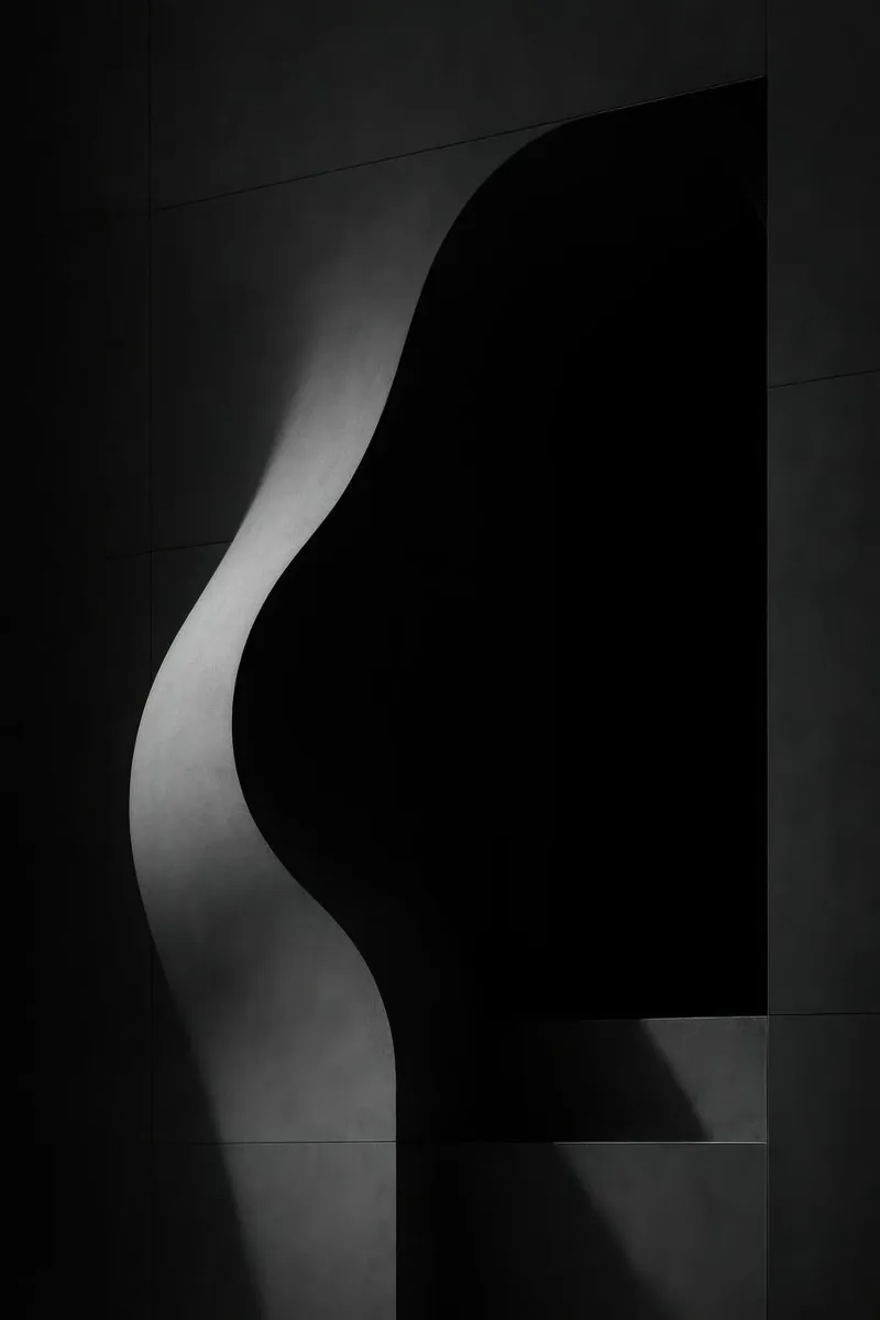 Architecture charnelle à Paris – Ombres en tension panneau forex de Black & White