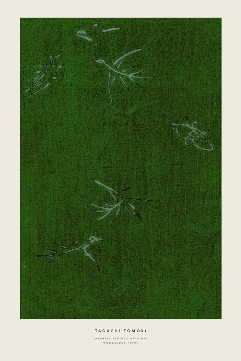 Tomoki - Japanese Woodblock Print pellicola backlit da Vintage by JUNIQE