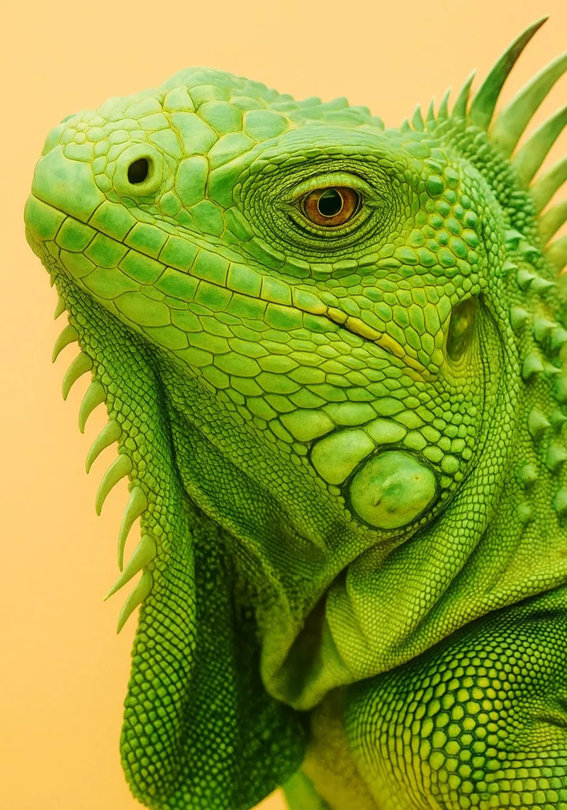 Faccia da iguana pellicola backlit da kukupuu