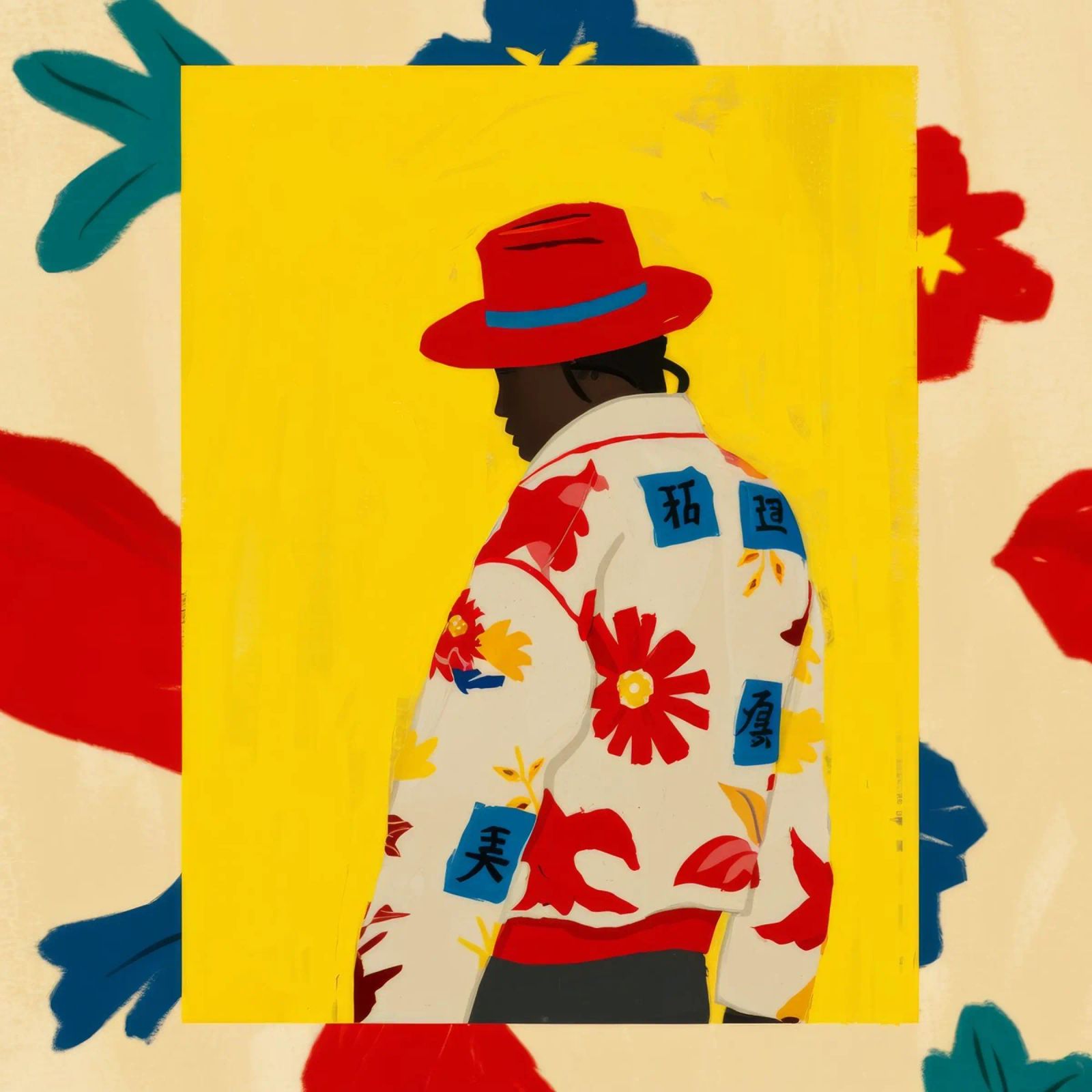 Bloemen overhemd vibe poster van Arcane Shade