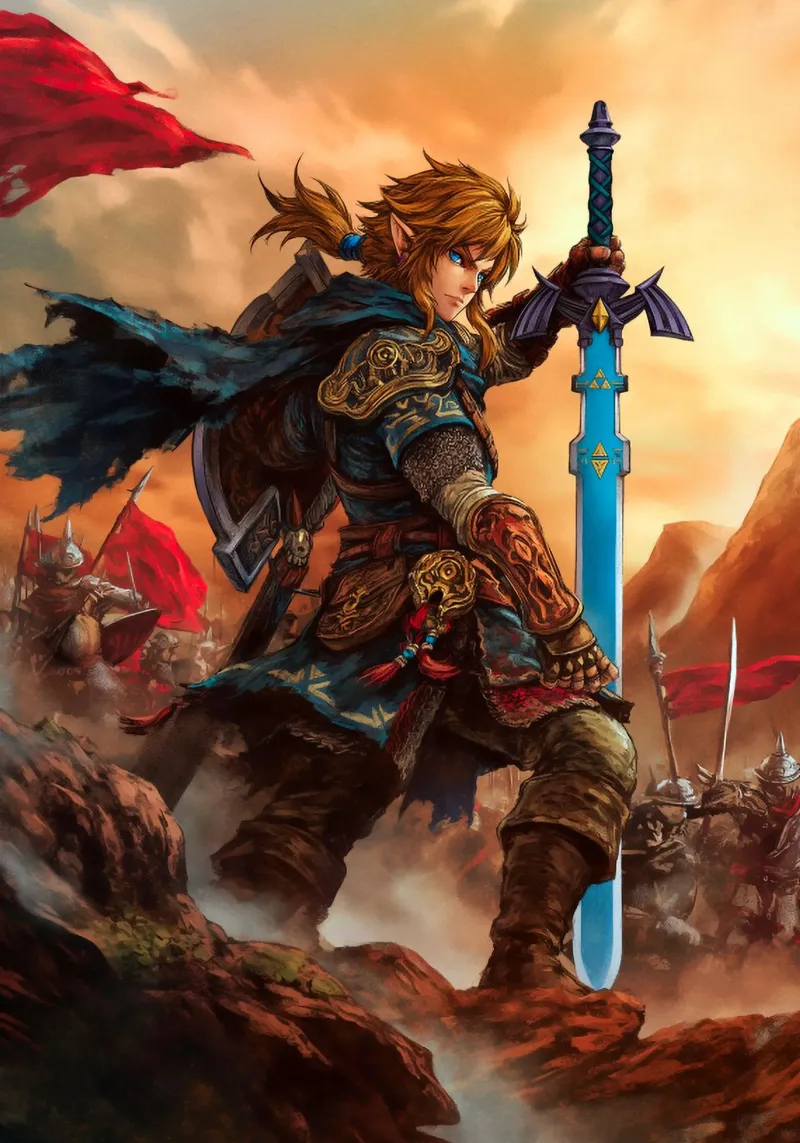 Link La leggenda di Zelda pellicola backlit da Fleur de Lys