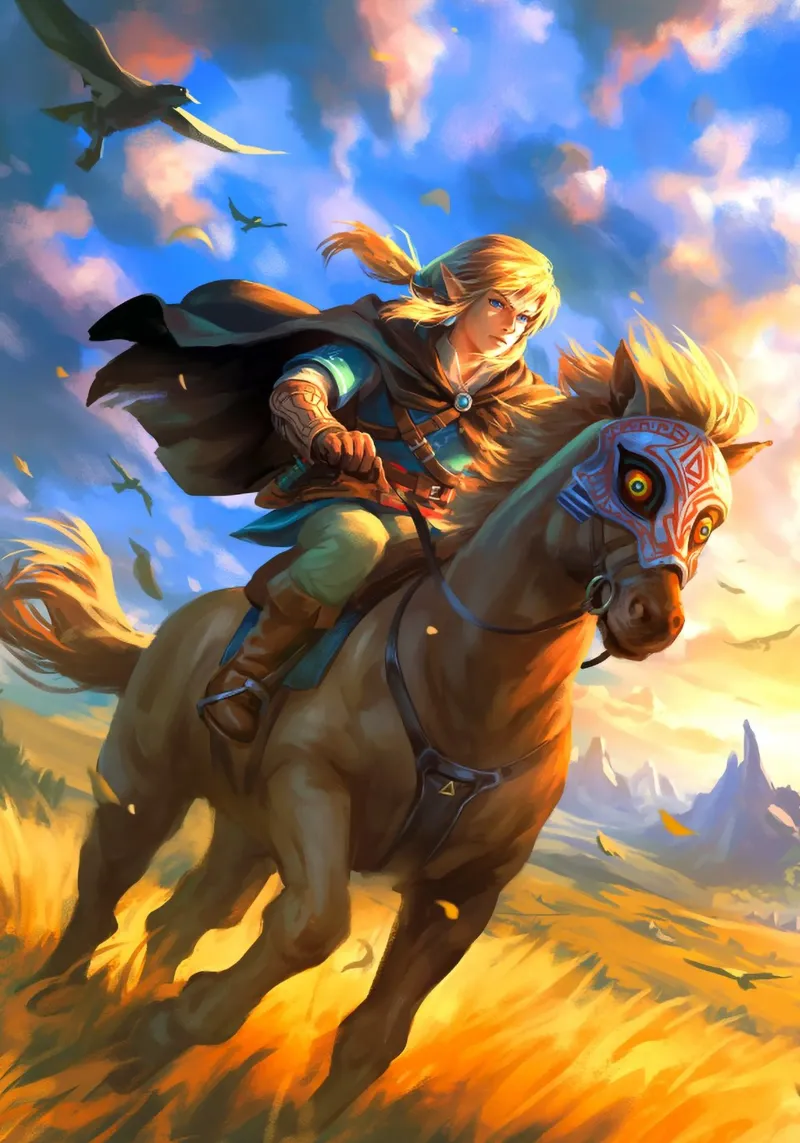 Link La leggenda di Zelda pellicola backlit da Fleur de Lys