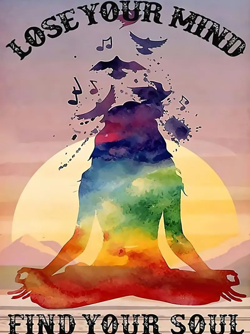 human figure Lose Your Mind, Find Your Soul poster by Aaronshop