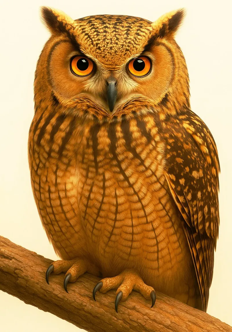 Owl Art canvas by kukupuu