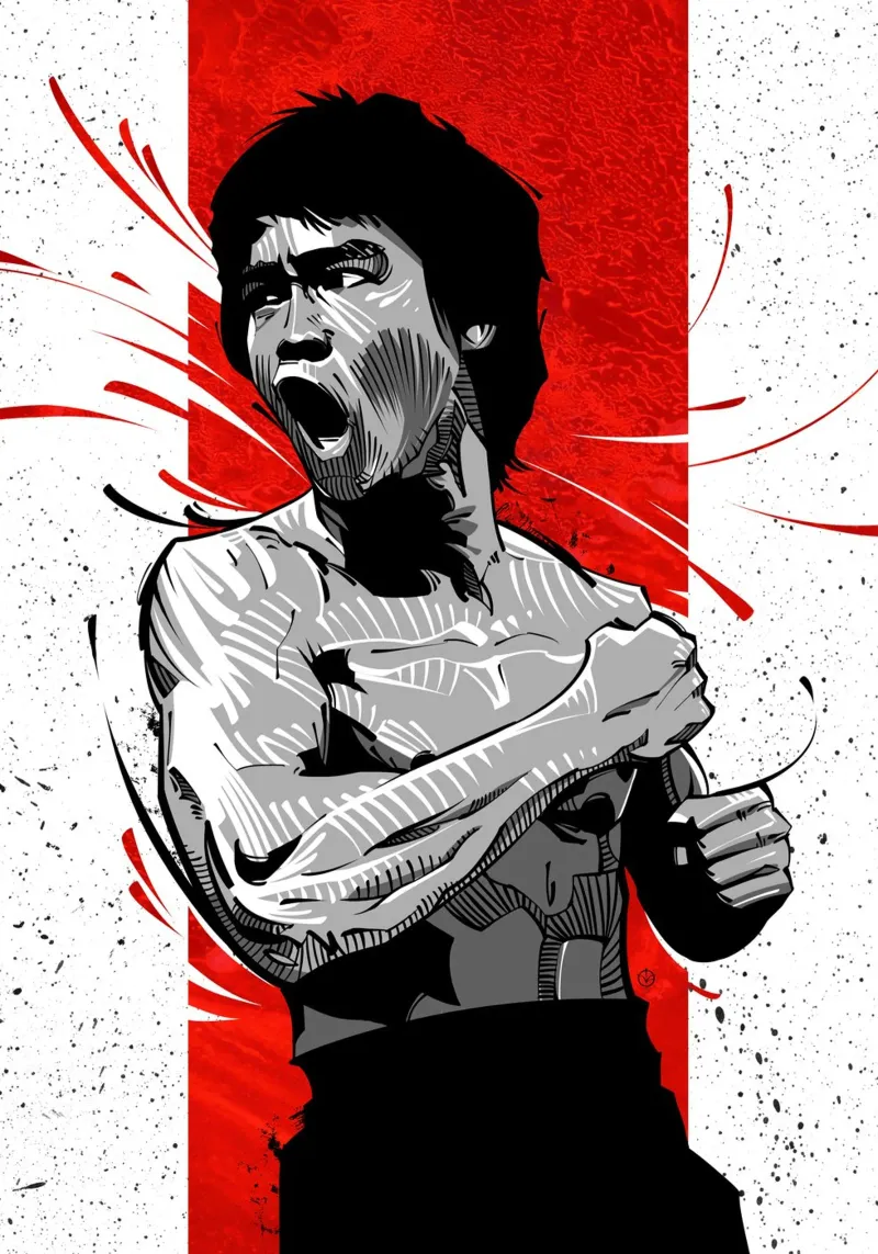 Bruce Lee I pellicola backlit da nabakumov