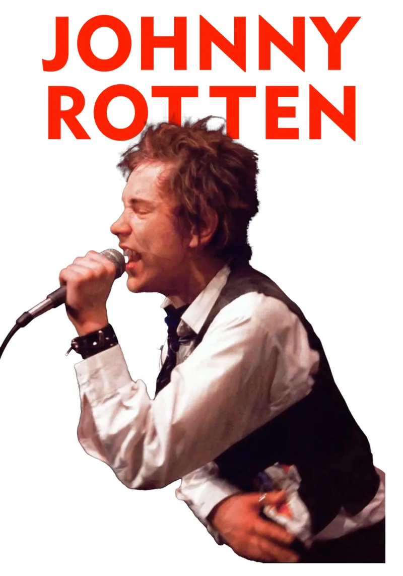 Johnny Rotten pellicola backlit da Theidolastore