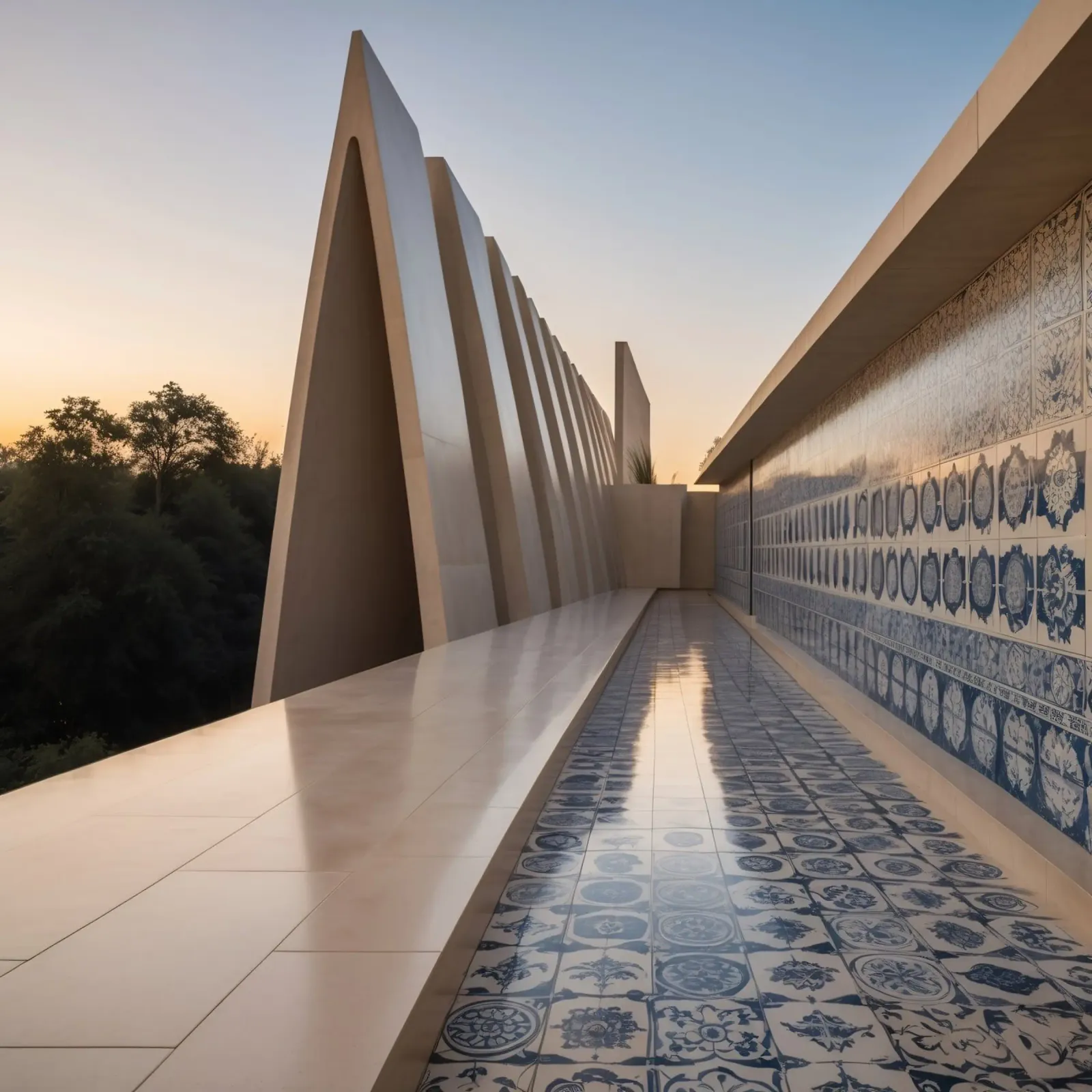 Architectural elegance of contemporary structure hahnemühle by DesignDoodle