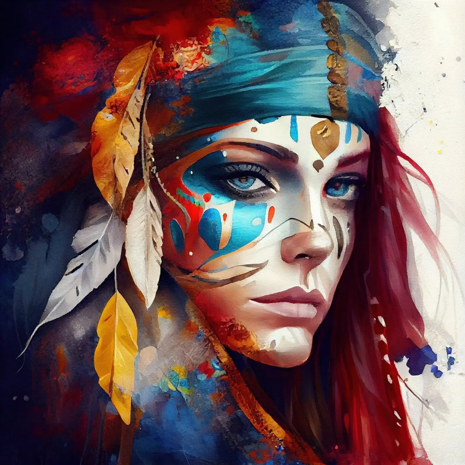 Poderosa mujer guerrera metacrilato de Chromatic Fusion Studio