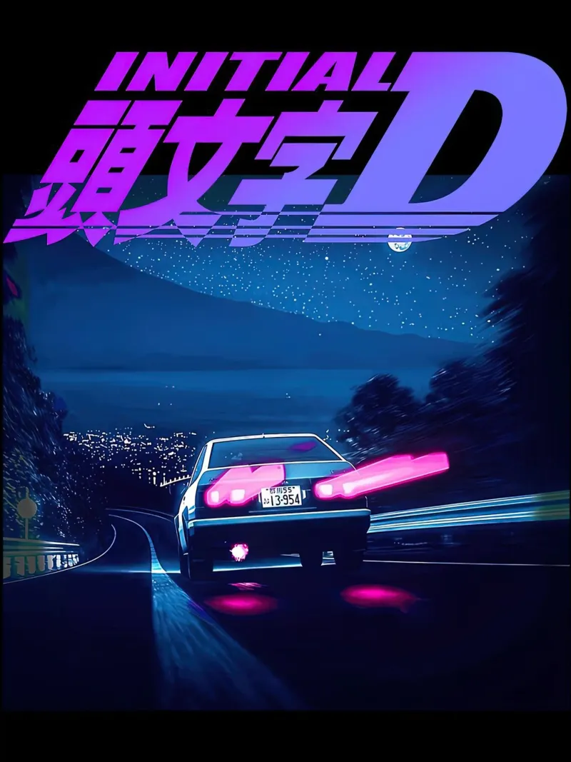 Iniziale D Neon AE86 pellicola backlit da MERRSHOP