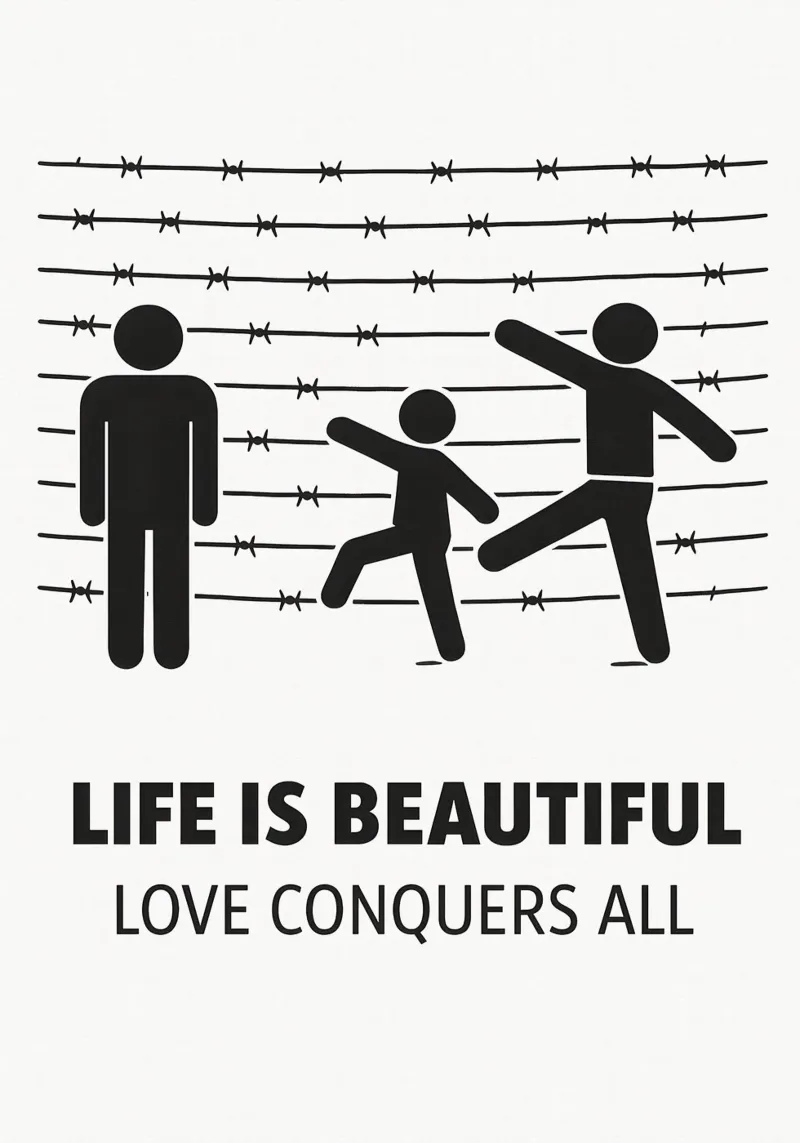 Life is Beautiful Print pellicola backlit da MoviesArt