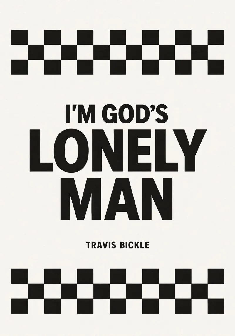 Lonely Man Print poster con telaio in legno da MoviesArt