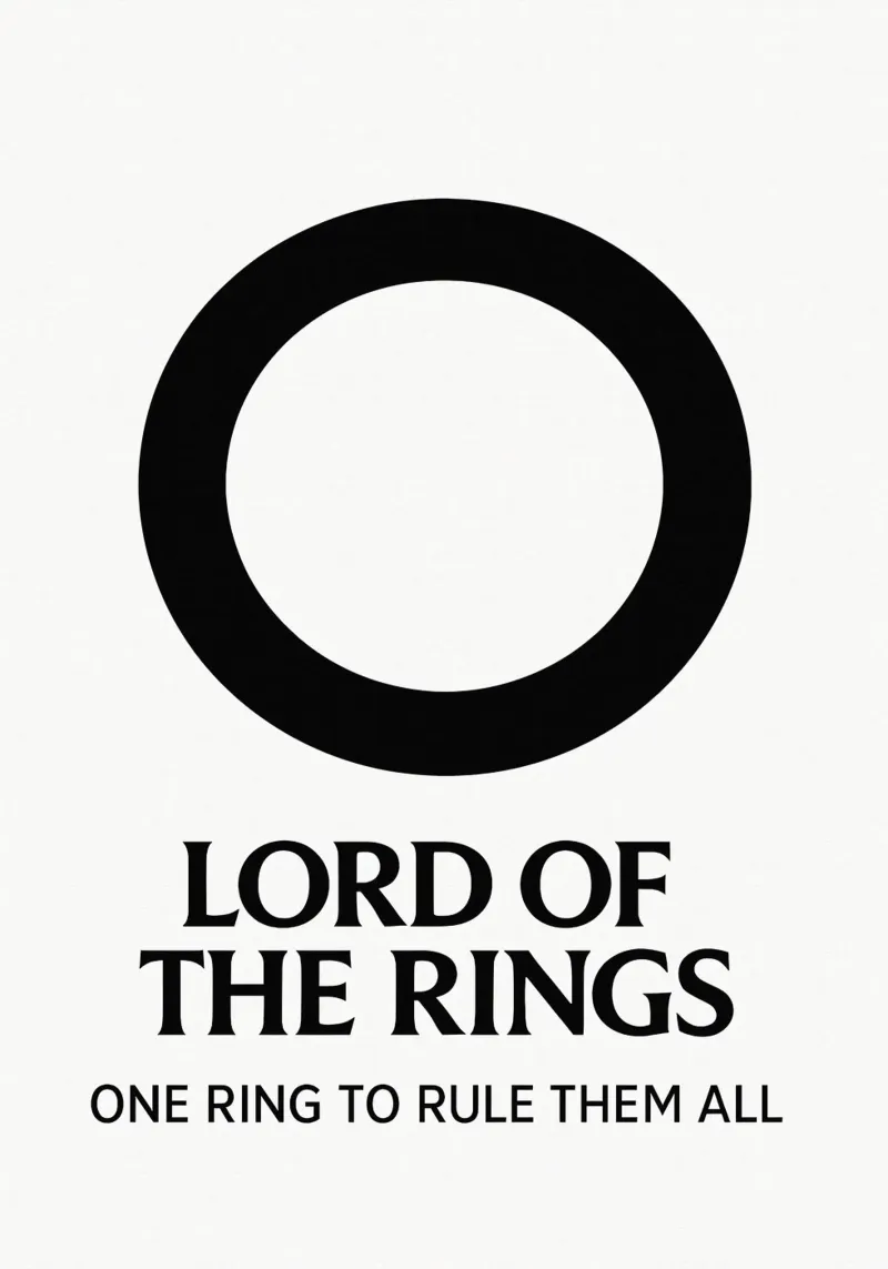 Lord Of The Rings Print pellicola backlit da MoviesArt