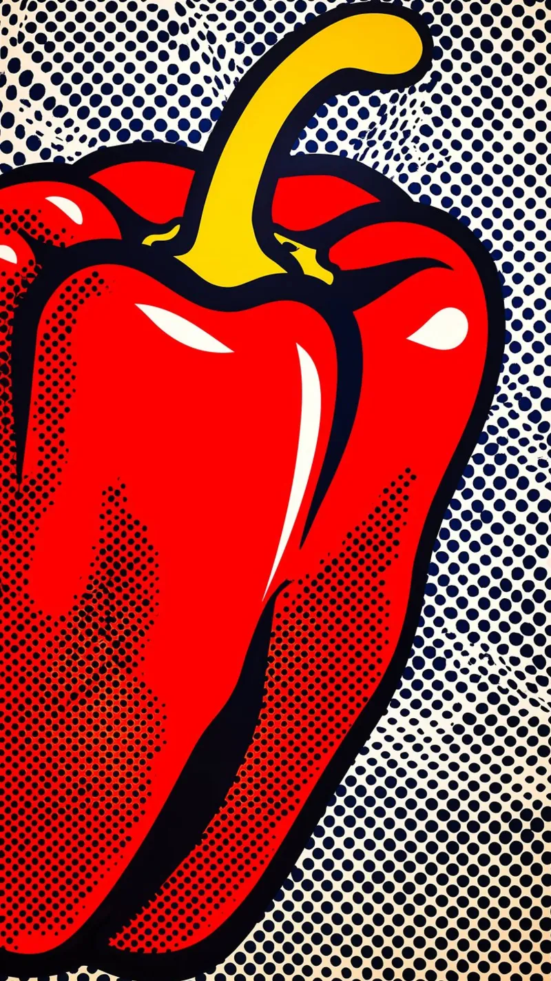 Paprika Pop Art | Ispirata a Roy Lichtenstein poster da Autofocus