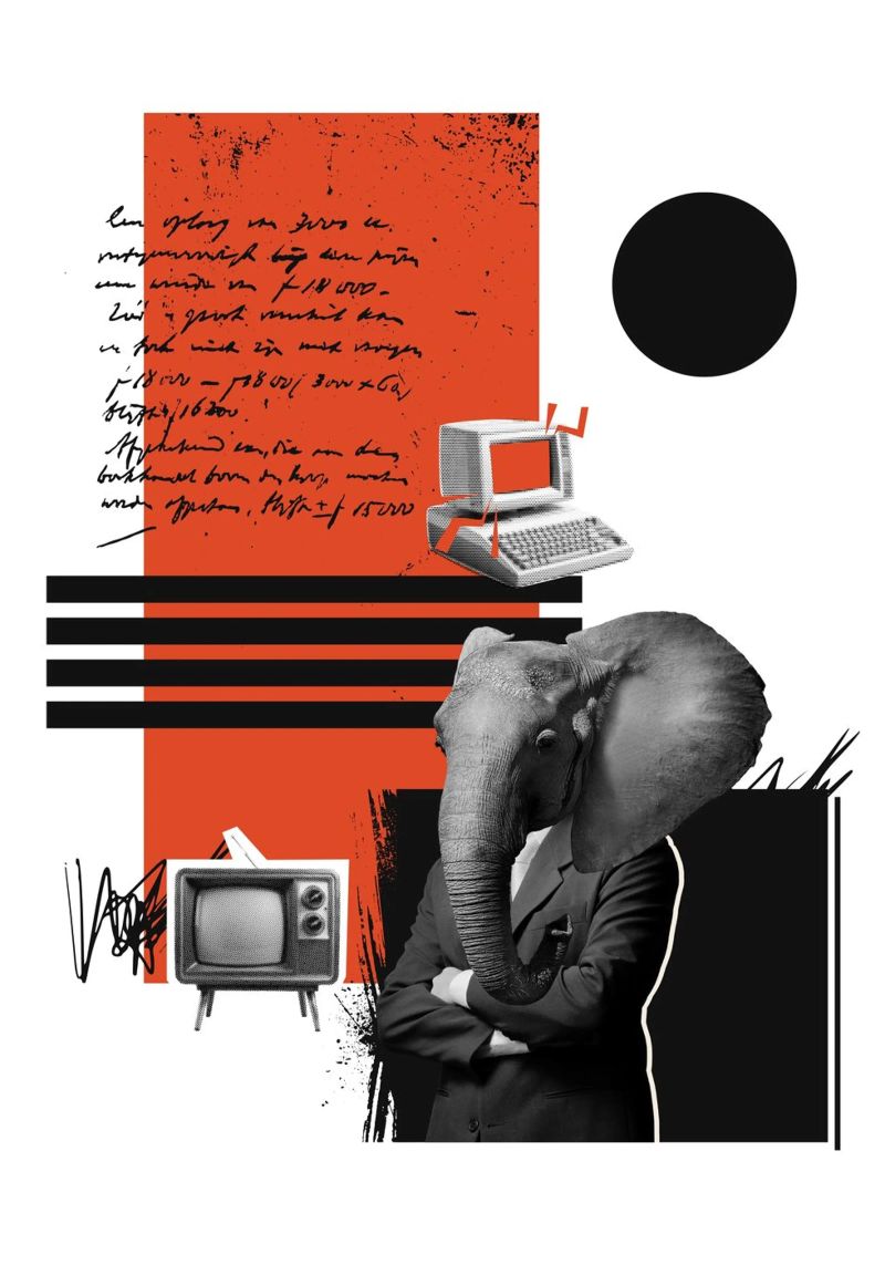 THE ELEPHANT IN THE CODE poster da Einfach Uebel